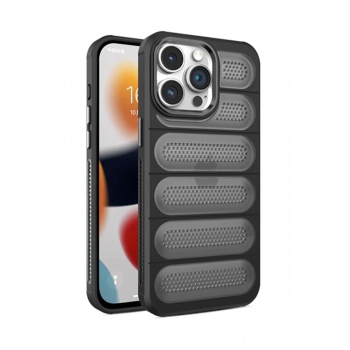 Apple iPhone 14 Pro Kılıf Airmax Silikon Kapak - Siyah