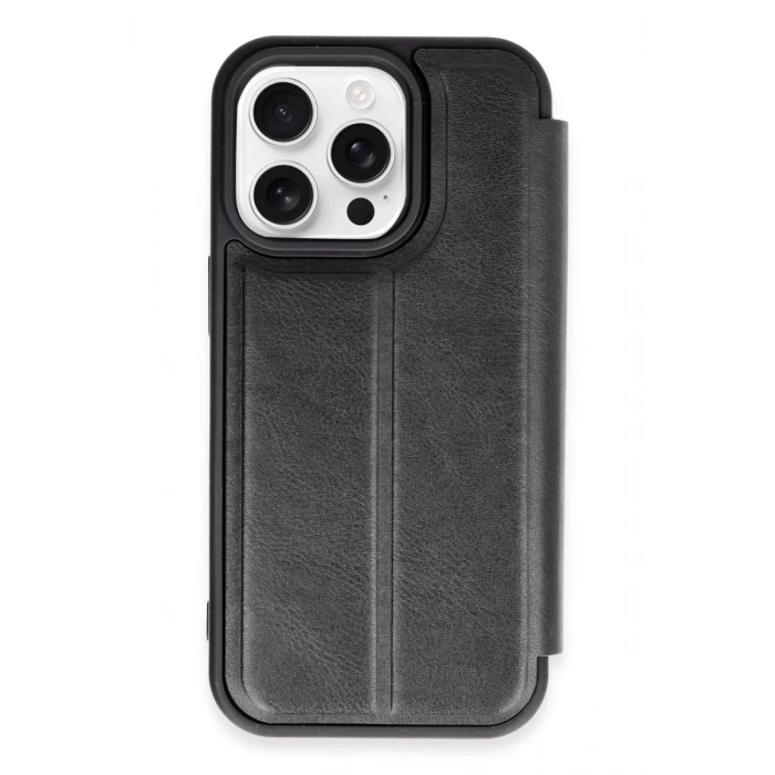 Apple iPhone 14 Pro Kılıf Flip Cover - Siyah