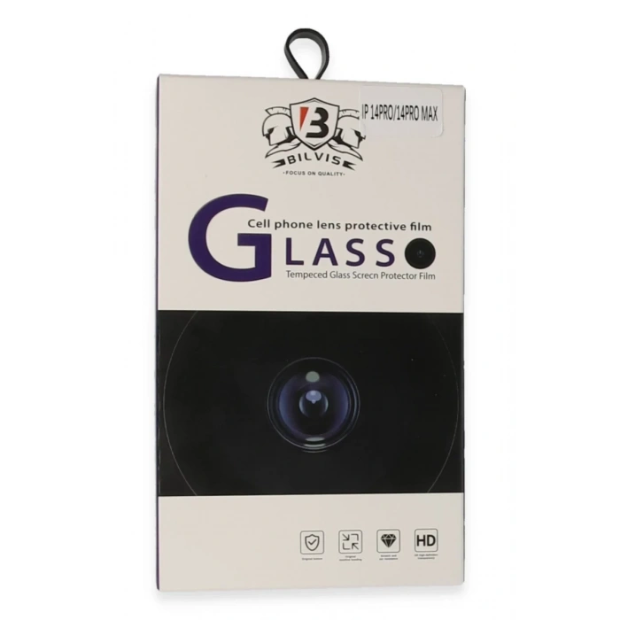 Apple iPhone 14 Pro Max Bilvis Titan Kamera Lens - Siyah