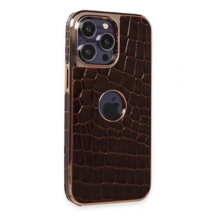Apple iPhone 14 Pro Max Kılıf Snake Kapak - Bordo