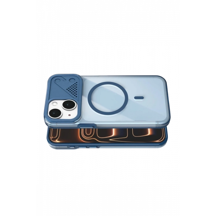Joko Apple iPhone 14 Zinko Magsafe Kapak - Lacivert