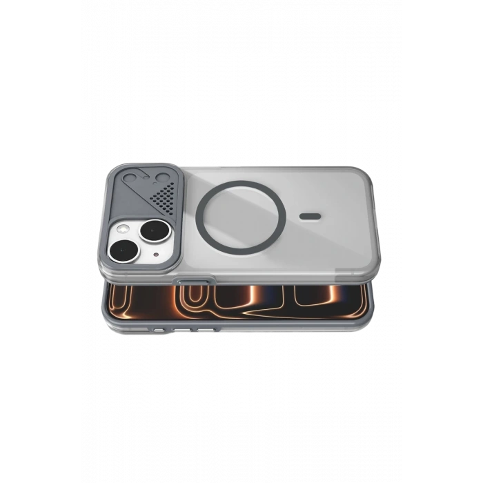 Joko Apple iPhone 14 Zinko Magsafe Kapak - Titan Gri