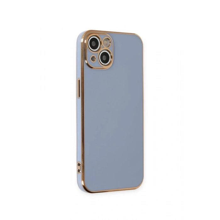 Apple iPhone 15 Kılıf Volet Silikon - Mavi