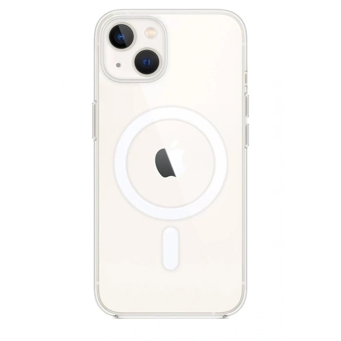 Apple iPhone 15 Plus Kılıf Pc Real Magsafe Kapak - Şeffaf