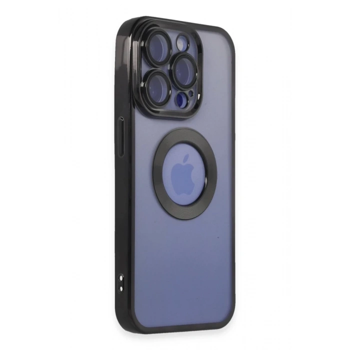 Apple iPhone 15 Pro Kılıf Slot Silikon - Siyah