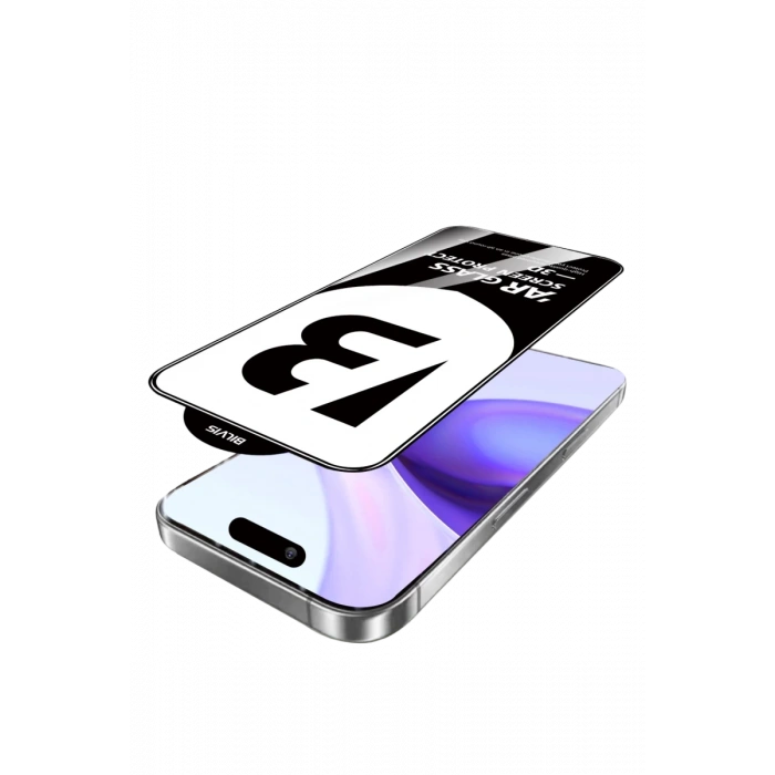 Apple iPhone 15 Pro Max Bilvis 5D Super Clear Diamond Cam Ekran Koruyucu