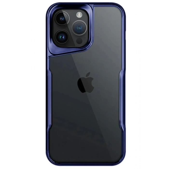 Apple iPhone 15 Pro Max Kılıf Boyi Silikon Kapak - Lacivert