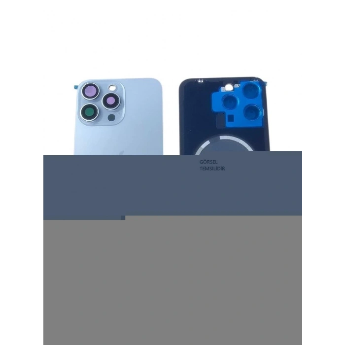 iPhone 15 PRO Uyumlu Arka Pil Kapağı FULL NFC li Lensli-