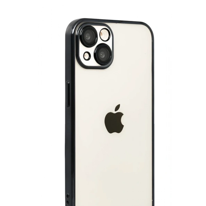 Apple iPhone 15 Lensli Silikon - Siyah