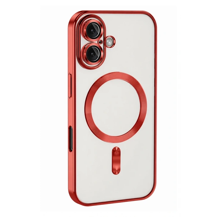 Apple iPhone 16 Kılıf Kross Magneticsafe Kapak - Kırmızı