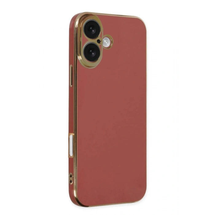 Apple iPhone 16 Kılıf Volet Silikon - Kırmızı