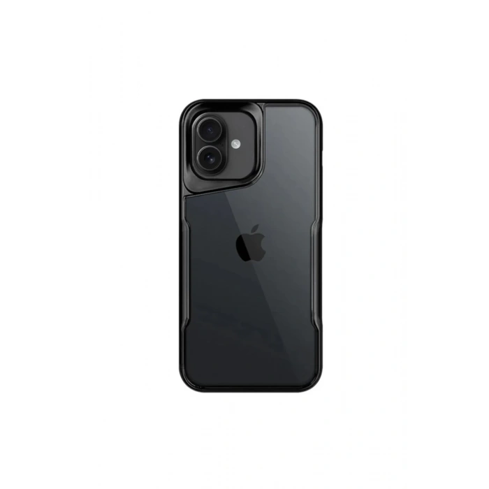 Apple iPhone 16 Plus Kılıf Boyi Silikon Kapak - Siyah