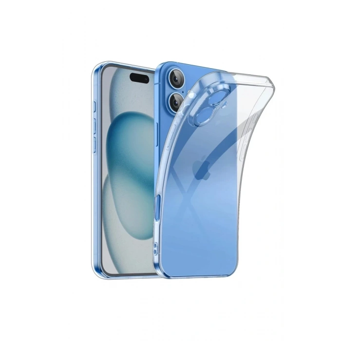 Apple iPhone 16 Plus Kılıf Lüx Şeffaf Silikon