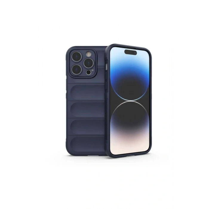 Apple iPhone 16 Pro Kılıf Optimum Silikon - Lacivert