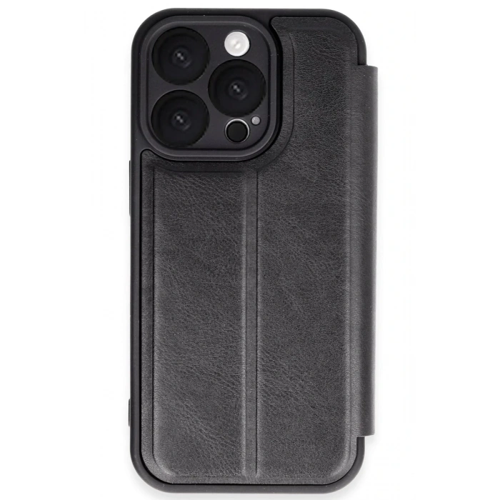 Apple iPhone 16 Pro Max Kılıf Flip Cover - Siyah
