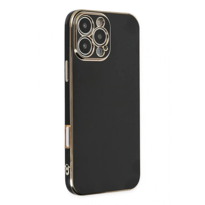Apple iPhone 16 Pro Max Kılıf Volet Silikon - Siyah