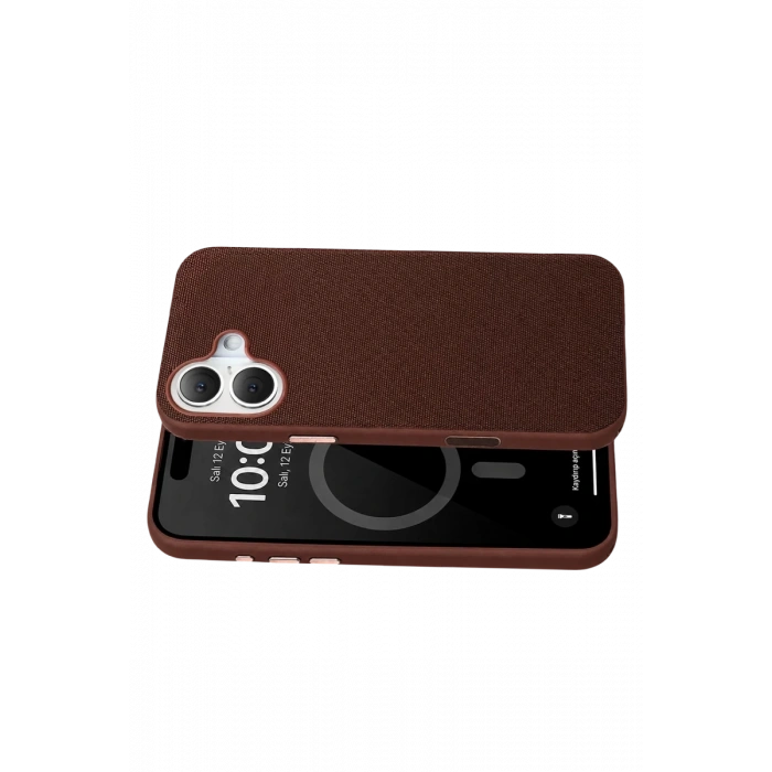 Joko Apple iPhone 16 Vero Magsafe Kapak - Kahverengi