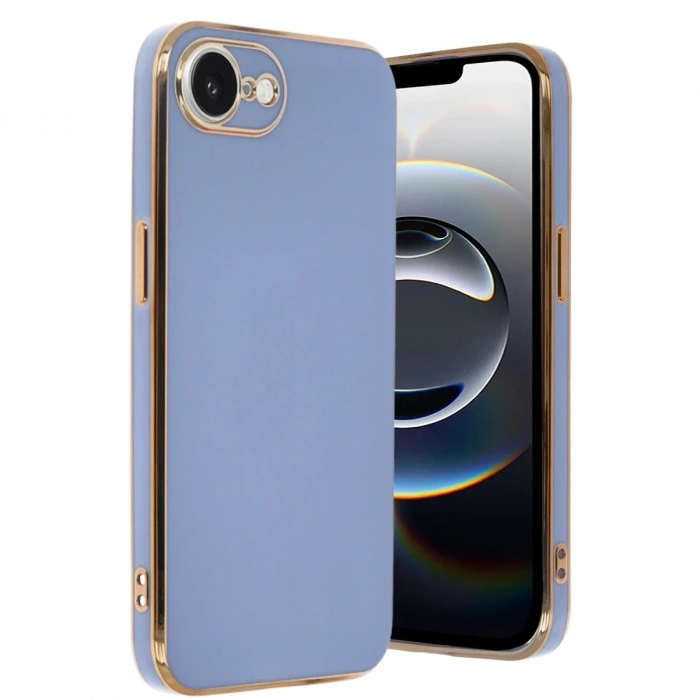 Apple iPhone 16E Kılıf Volet Silikon - Mavi