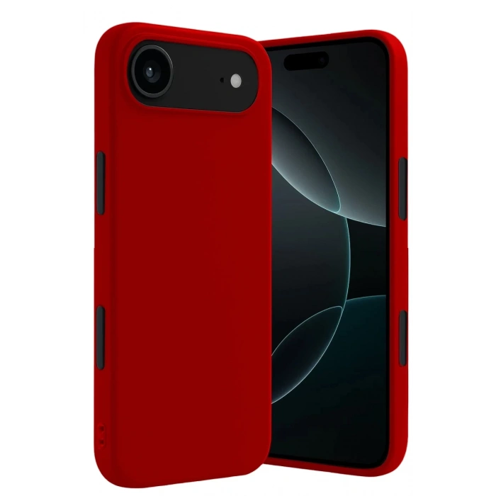 Apple iPhone 17 Air First Silikon - Kırmızı