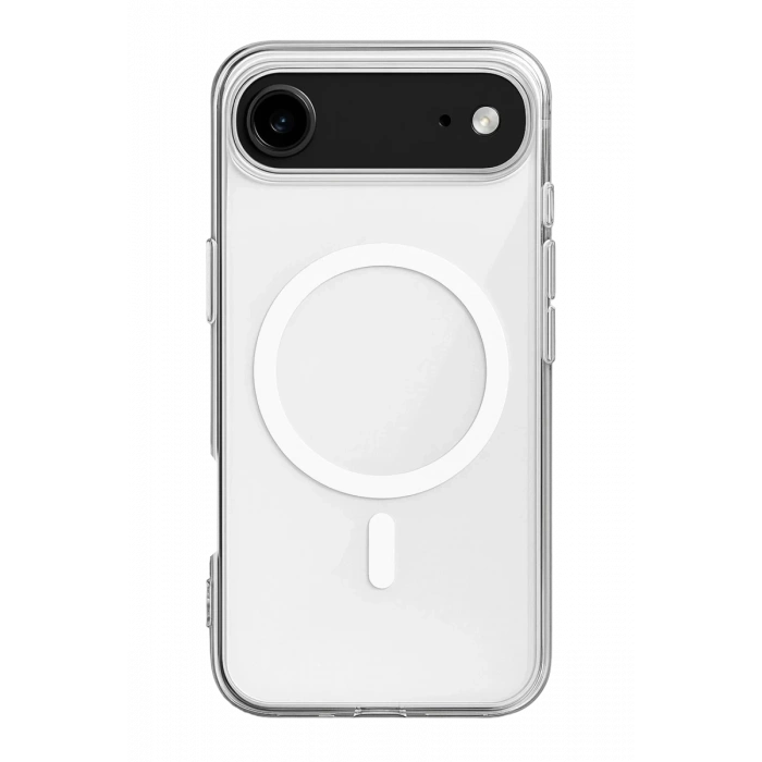Apple iPhone 17 Air Kılıf Magneticsafe Şeffaf Silikon - Şeffaf