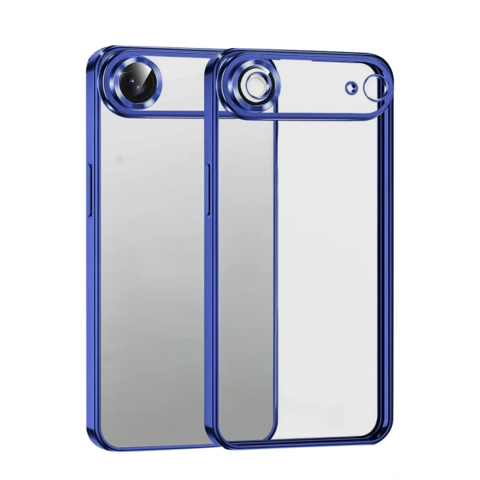 Apple iPhone 17 Air Lensli Silikon - Lacivert