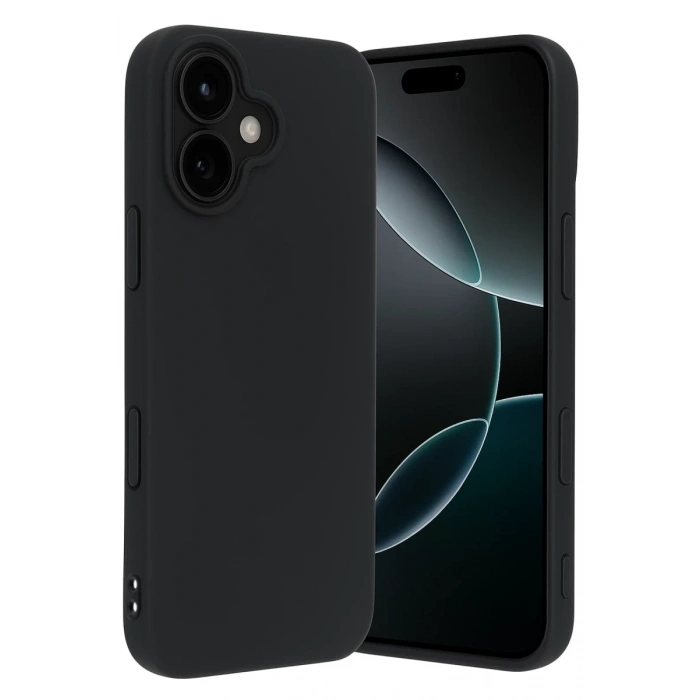 Apple iPhone 17 First Silikon - Siyah