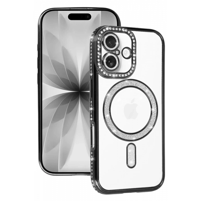 Apple iPhone 17 Joke Simli Magneticsafe Kılıf - Siyah
