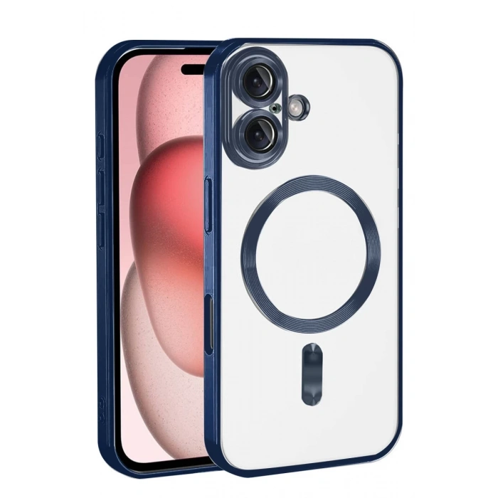 Apple iPhone 17 Kross Magneticsafe Kapak - Lacivert