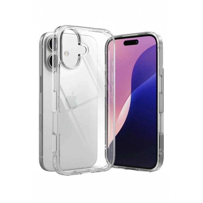 Apple iPhone 17 Lüx Şeffaf Silikon - Şeffaf