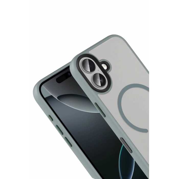 Joko Apple iPhone 17 Megane Magsafe Kapak - Titan Gri