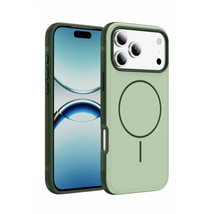 Joko Apple iPhone 17 Pro Max Neksa Magsafe Kapak- Yeşil