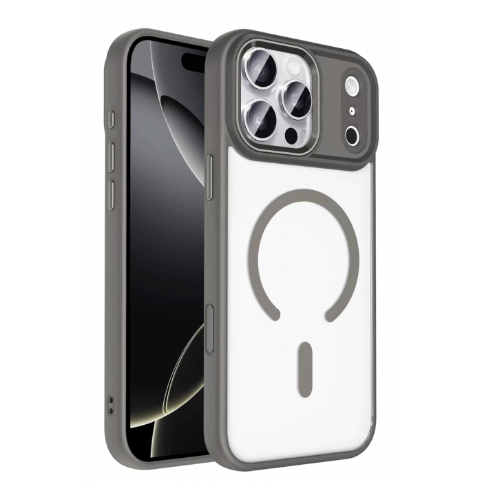 Joko Apple iPhone 17 Pro Max Terea Magsafe Kapak - Gri