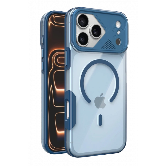 Joko Apple iPhone 17 Pro Max Zinko Magsafe Kapak - Lacivert