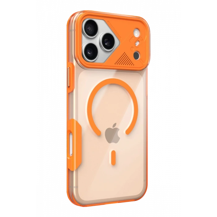Joko Apple iPhone 17 Pro Max Zinko Magsafe Kapak - Turuncu