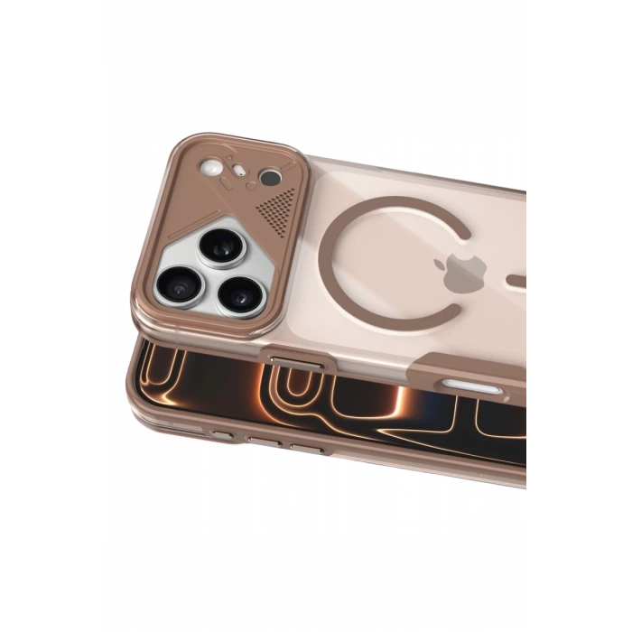 Joko Apple iPhone 17 Pro Zinko Magsafe Kapak - Çöl Titanyum