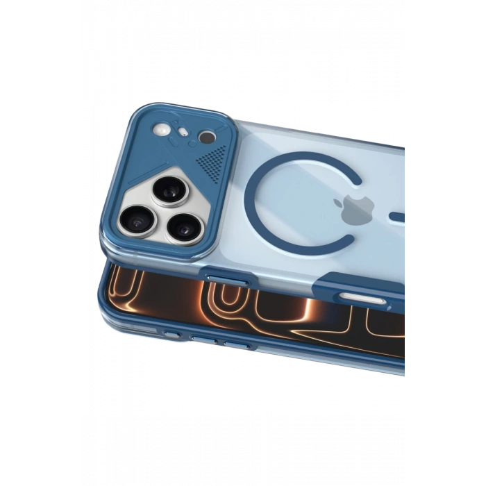 Joko Apple iPhone 17 Pro Zinko Magsafe Kapak - Lacivert