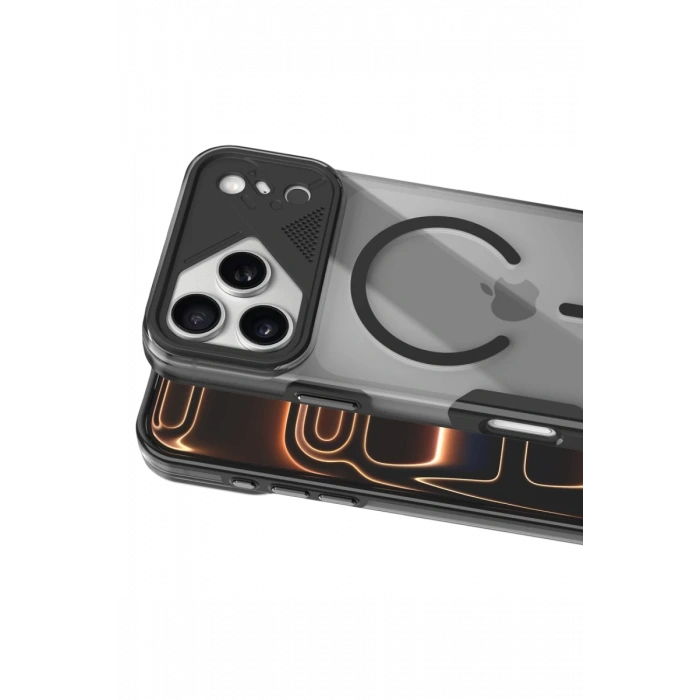 Joko Apple iPhone 17 Pro Zinko Magsafe Kapak - Siyah