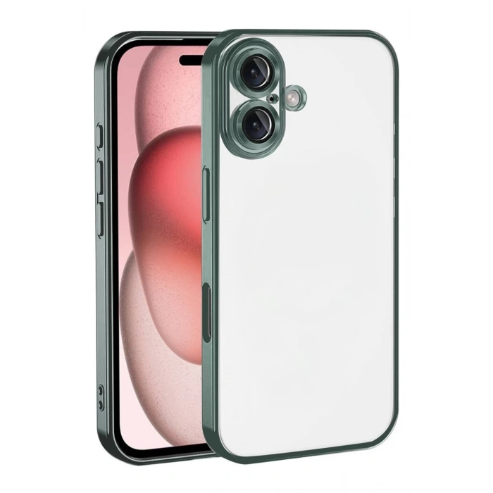 Apple iPhone 17 Lensli Silikon - Yeşil