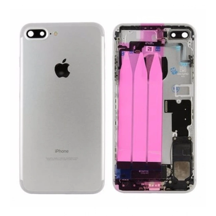 iPhone 7 Plus Uyumlu FULL Dolu Kasa (Gümüş)