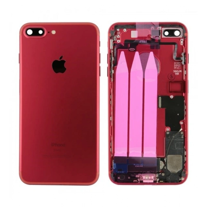 iPhone 7 Plus Uyumlu FULL Dolu Kasa (Kırmızı)