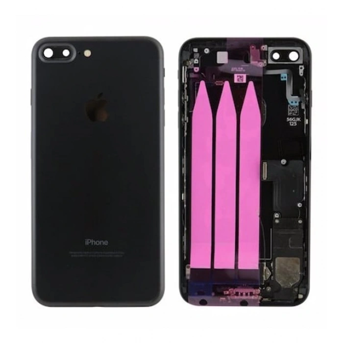iPhone 7 Plus Uyumlu FULL Dolu Kasa (Siyah)
