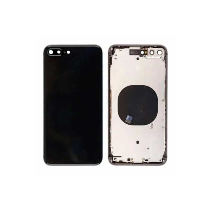 iPhone 8 Plus Uyumlu Boş Kasa+Kapak (Siyah)