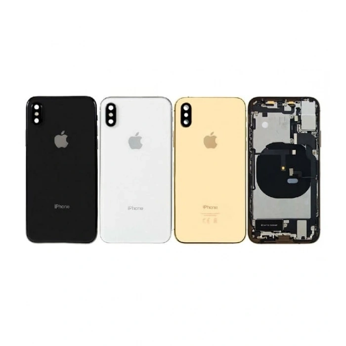 iPhone XS MAX Uyumlu FULL Dolu Kasa (GOLD)