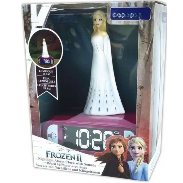 Işıklı ve Sesli Frozen Dijital Çalar Saat