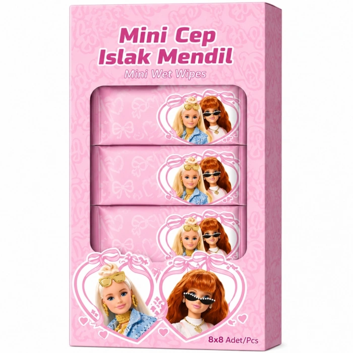 Islak Mini Cep Mendili 8li