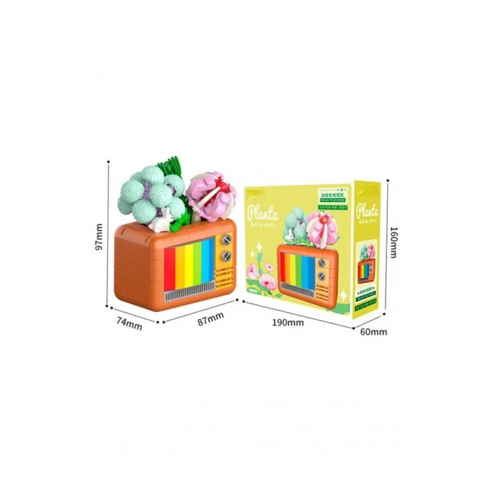 JK2716 TELEVİZYON MODEL 207 PARÇA BLOCK OYUNCAK