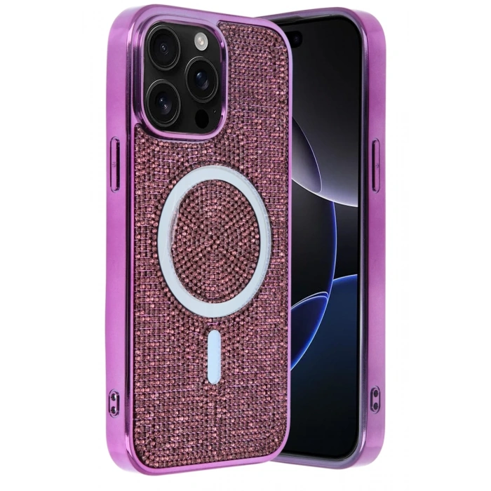 Joko Apple iPhone 14 Pro Max Uyumlu Helen Magsafe Kapak - Derin Mor