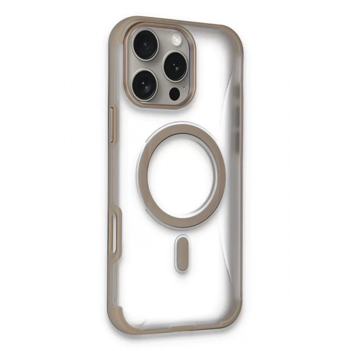 Joko Apple iPhone 14 Pro Max Uyumlu Hilton Magsafe Kapak - Gold