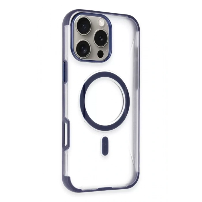 Joko Apple iPhone 14 Pro Max Uyumlu Hilton Magsafe Kapak - Lacivert