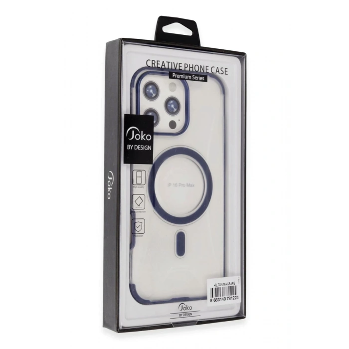Joko Apple iPhone 14 Pro Max Uyumlu Hilton Magsafe Kapak - Siyah